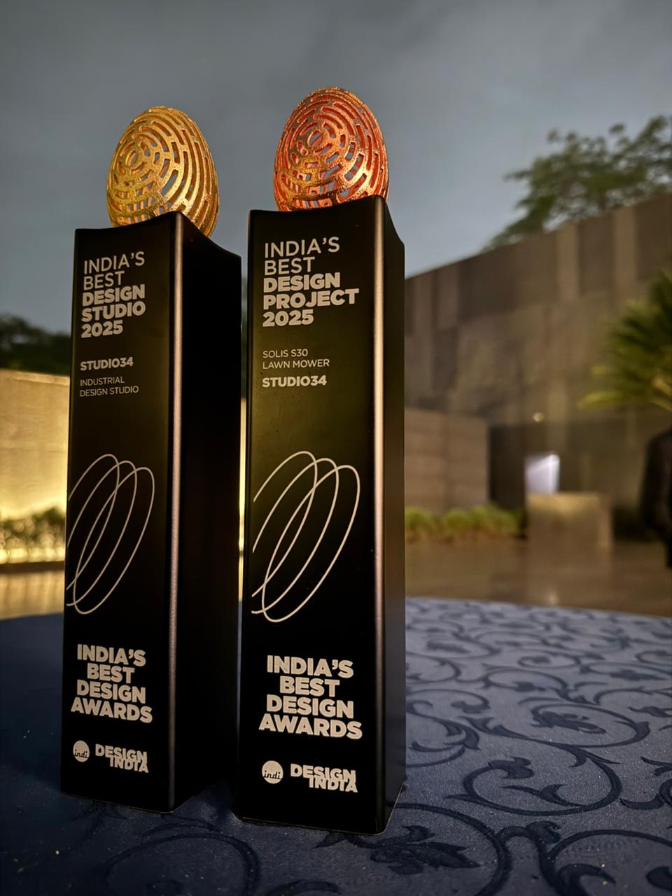 STUDIO34 WINS DUAL HONORS AT INDIA’S BEST DESIGNAWARDS 2025 - CIO&Leader